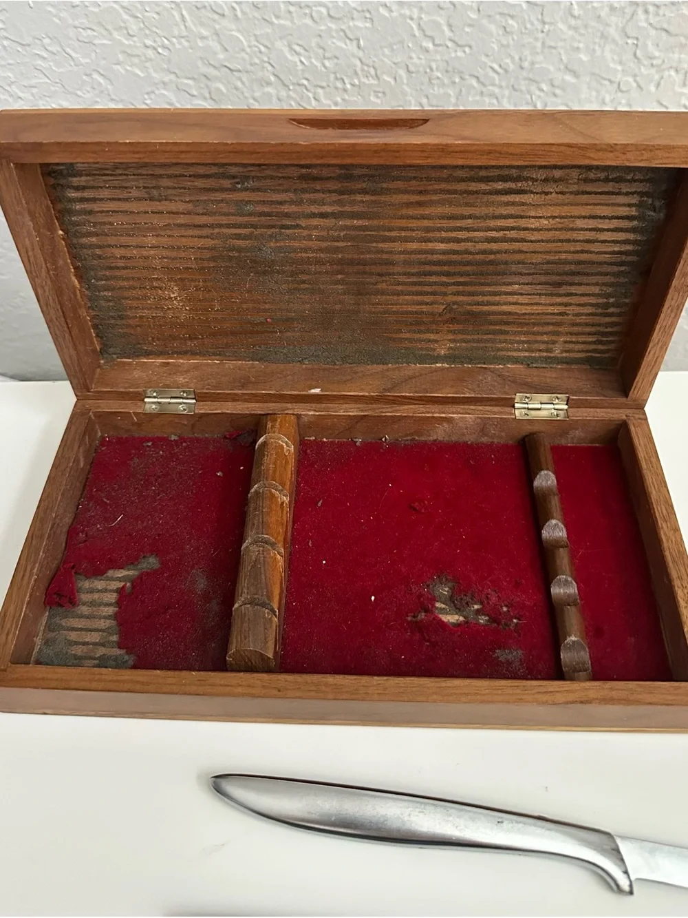 Vintage Gerber Miming Legendary Blades-Steak Knives-Set of 4-Original Walnut Box